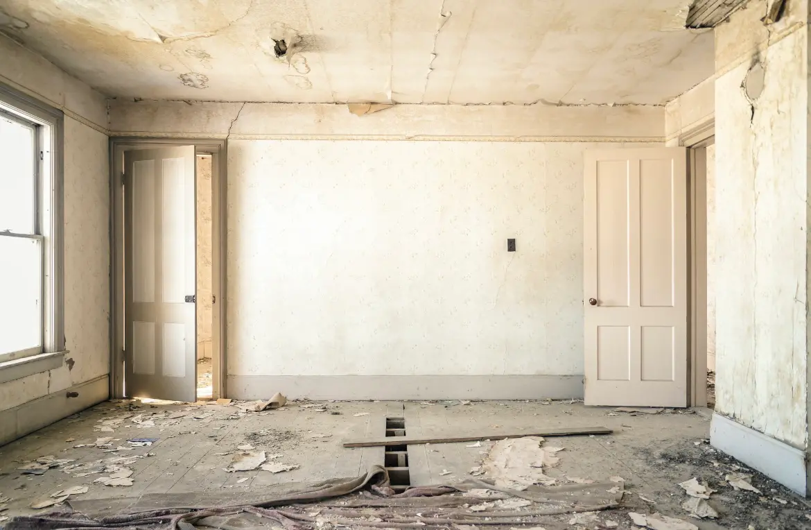 Waste disposal crew managing a cleanout project in Mount Zion