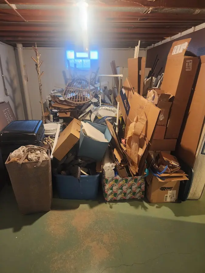 Roll-off dumpster container at job site for Construction Dumpster Rental in Mount Zion